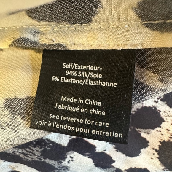 Caroline Constas Silk Blend Animal Print Midi Skirt With Side Slits Small EUC! - Picture 13 of 13